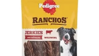 PEDIGREE Ranchos Jerkies 7x180 g recompense fara cereale pentru caini adulti cu vita