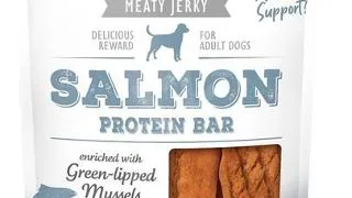 BRIT Jerky Snack Salmon protein bar Recompense caini, cu somon 80 g