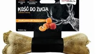 SYTA MICHA Os natural de mestecat pentru caini cu cerb si caise 13,5 cm