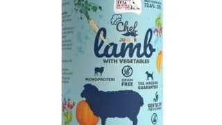 SYTA MICHA Chef Monoprotein Junior Miel cu legume hrana umeda pentru catei 400 g