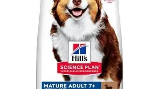 HILL'S Science Plan Canine Mature Adult Lamb &amp; Rice 28 kg (2x14 kg) hrana uscata caini varsta de peste 7 ani