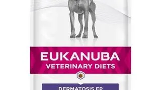 EUKANUBA Veterinary Diets Dermatosis FP Hrana uscata pentru caini cu afectiuni ale pielii 12 kg