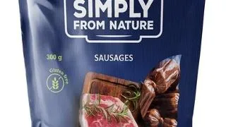 SIMPLY FROM NATURE Carnaciori cu vita pentru caini 300 g