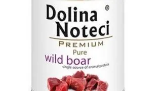 DOLINA NOTECI Premium Pure hrana umeda pentru caini, cu porc mistret 800g