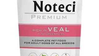 DOLINA NOTECI Premium vitel si mazare verde hrana umeda pentru caini 500 g