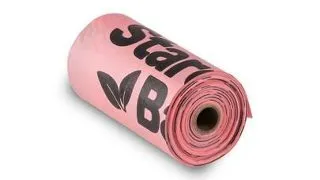 STARCH BAG Pungi bio igienice pentru caini 11 role, roz