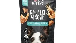 PAN MIESKO porc si mistret hrana umeda caini 150 g in sos