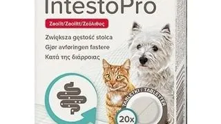 BEAPHAR IntestoPro tablete pentru sustinerea consistentei scaunului 20 buc. pentru caini (pana la 20 kg) si pisici
