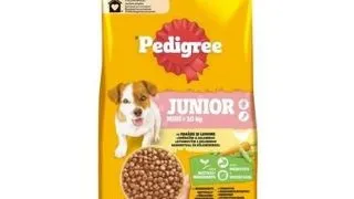 PEDIGREE Junior Mini 500 g hrana catei rase mici, pui si legume