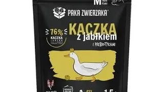 PAKA ZWIERZAKA Hrana uscata caini, cu rata si mere 1,5 kg