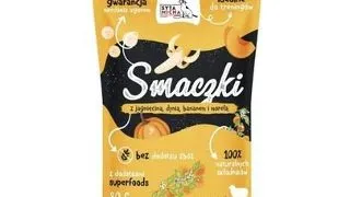 SYTA MICHA Gustari pentru caini cu miel, dovleac, banana si caisa 80 g
