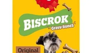 PEDIGREE Biscrok Gravy Bones 400 g biscuiti crocanti pentru caini