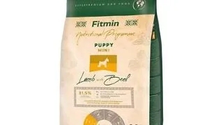 FITMIN Dog Mini Puppy Lamb&Beef 2,5 kg Hrana uscata catei talie mica, cu miel si vita