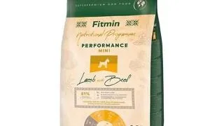 FITMIN Dog Nutritional Programme Mini Performance Lamb&Beef 2,5 kg Hrana caini talie mica, cu nivel de activitate foarte ridicat, cu miel si vita