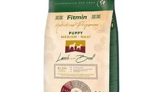 FITMIN Dog Nutritional Programme Medium Maxi Puppy Lamb&Beef 2,5 kg Hrana catei talie medie si mare, cu miel si vita