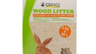 Asternut igienic pentru rozatoare Croci Wood Litter, 4kg