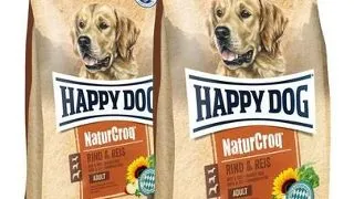 HAPPY DOG NaturCroq Hrana uscata pentru caini, cu vita si orez 30 kg (2 x 15 kg)