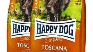 HAPPY DOG Supreme Toscana cu miel si somon 8 kg (2 x 4 kg) Hrana uscata caini sensibili