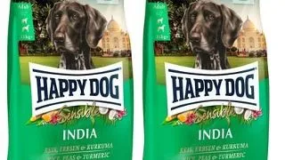 HAPPY DOG Sensible India 20 kg (2x10 kg) hrana vegetariana pentru caini, cu orez
