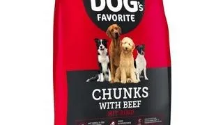 HAPPY DOG Dogs Favorit Chunks with Beef 15 kg