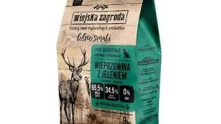 WIEJSKA ZAGRODA Hrana uscata pentru caine talie mica, cu porc si cerb 9kg