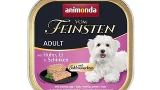 ANIMONDA Vom Feinsten Pate pentru caini 150g pui, oua si sunca