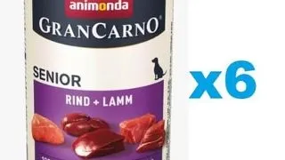 ANIMONDA Grancarno Senior Hrana umeda cu miel si vitel pentru caini senior 6 x 800 g