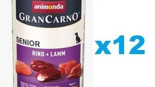 ANIMONDA Grancarno Senior Hrana umeda cu miel si vitel pentru caini senior 12 x 800 g