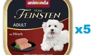 ANIMONDA Vom Feinsten Forest Hrana umeda cu caprioara pentru caini adulti 5 x 150 g