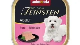 ANIMONDA Vom Feinsten Adult Turkey&Ham 150 g hrana pate caini adulti, curcan si sunca