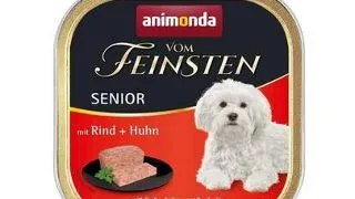 ANIMONDA Vom Feinsten Senior with Beef&Chicken 150 g vita si pui pentru caini seniori, pate