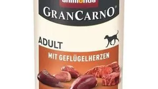 ANIMONDA GranCarno Adult with Poultry hearts 400 g hrana caini adulti, inimi de pasare