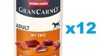ANIMONDA GranCarno Hrana umeda cu porc si rata pentru caine 12x400 g