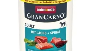 ANIMONDA GranCarno Adult somon si spanac 800g pentru caini