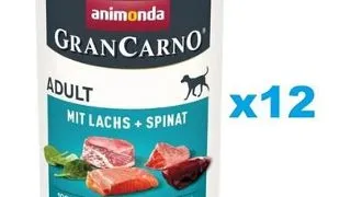 ANIMONDA GranCarno Adult somon si spanac hrana caini 12x400g