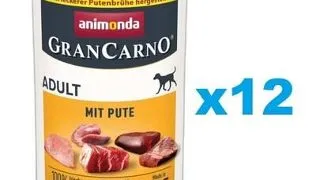 ANIMONDA GranCarno Adult curcan 12x400g hrana caine adult