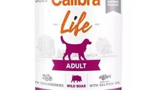CALIBRA Dog Life Adult Wild boar with Cranberries 400 g mistret si merisor, hrana caini
