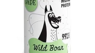 PAKA ZWIERZAKA PEPE Wild Boar 99% (carne de vanat) 400 g hrana monoproteica