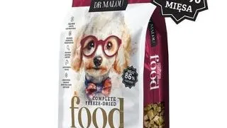 DR MALOU Hrana liofilizata rata cu dovleac 1 kg hrana uscata pentru caini