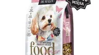 DR MALOU Puppies Hrana liofilizata rata cu lapte de capra si galbenus 500 g hrana uscata pentru catei