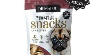 DR MALOU Ficat de miel 50 g recompense pentru caini 100% liofilizate