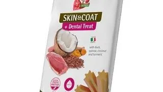 FARMINA N&D Quinoa Dental Treat Skin Coat Duck Medium/Maxi 100 g batoane dentare caini de talie medie si mare, cu rata