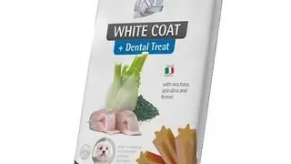 FARMINA N&D White Dental Treat Coat Sea bass Medium/Maxi 100 g gustare dentara caine talie medie si mare
