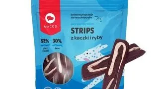 MACED Fasii de rata peste pentru caini 500 g