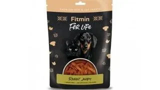 FITMIN For Life rabbit jerky caini si pisici gustari naturale iepure 70 g