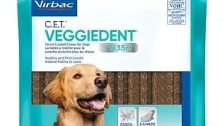VIRBAC Veggiedent Fresh L (>30 kg) Recompense caini pentru igiena orala 15 buc.