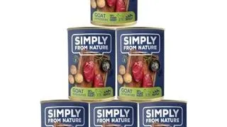 SIMPLY FROM NATURE Hrana umeda pentru caini, carne de capra si cartofi 6 x 400 g