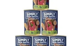 SIMPLY FROM NATURE Hrana umeda pentru caini, carne de vanat si hrisca 6 x 400 g