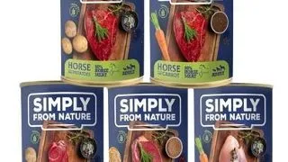 SIMPLY FROM NATURE Hrana umeda pentru caini, mix arome 30 x 400g