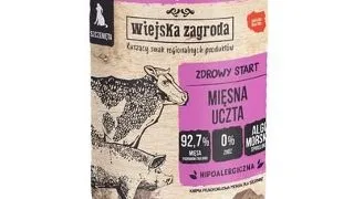 WIEJSKA ZAGRODA Conserva hrana pentru catei festin de carne 400 g